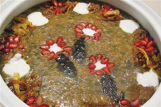 طرز تهیه آش انار در شب یلدا