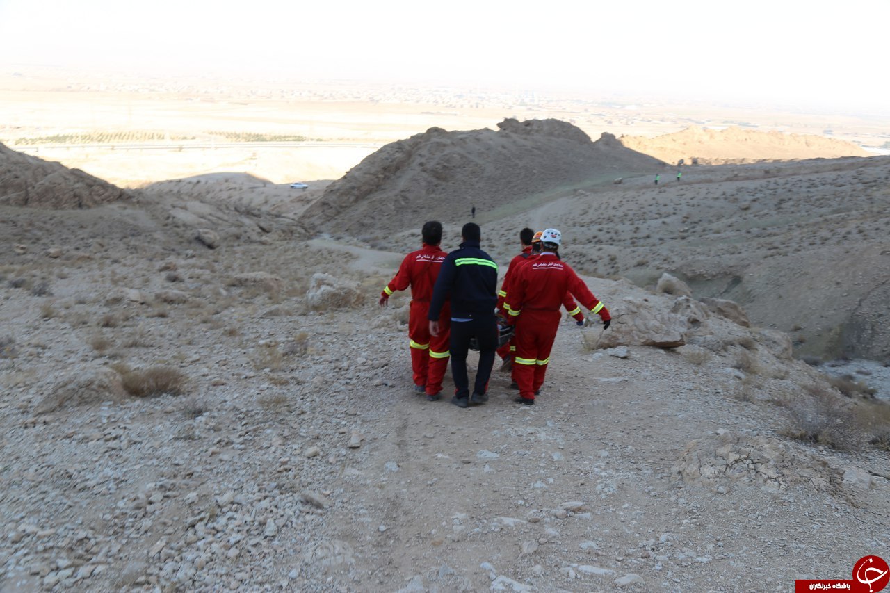 سقوط نوجوان قمی از کوه دو برادران+تصاویر