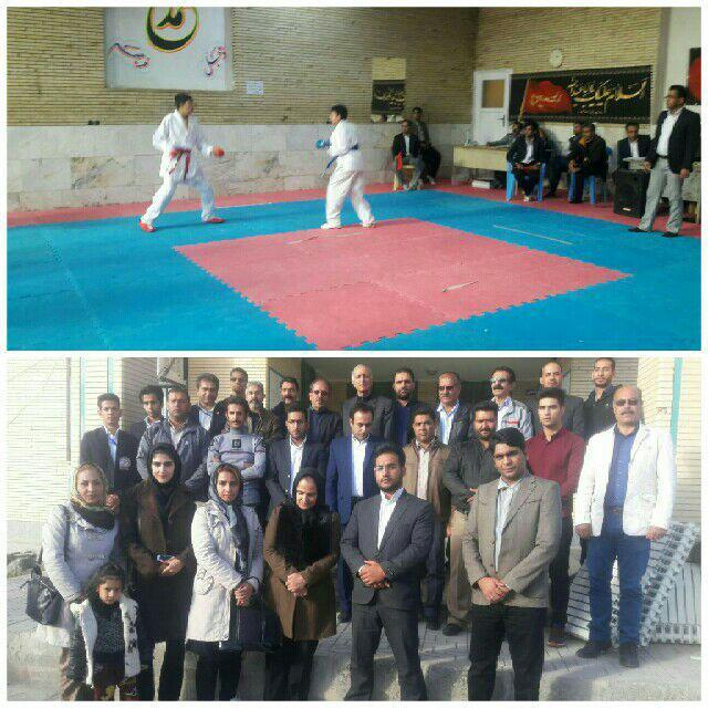 جیرفت بر سکوی نخست مسابقات قهرمانی کاراته استان کرمان