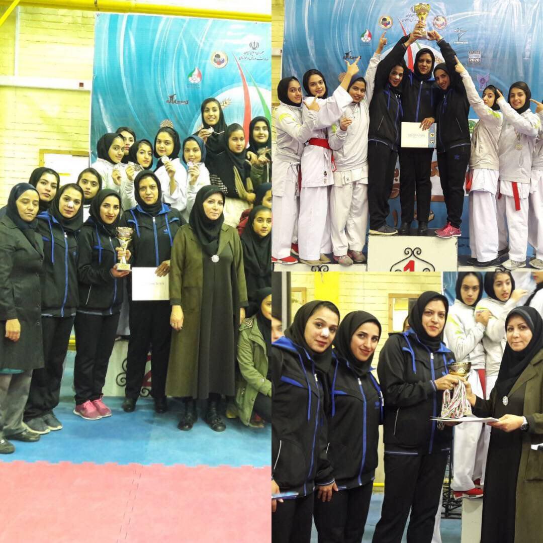 رفسنجان پرچم دار لیگ کاراته کشور