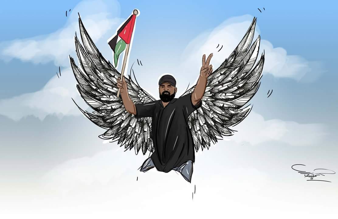 هشتگ #ابراهيم_ابو_ثريا در پی شهادت یک معلول فلسطینی، جهانی شد