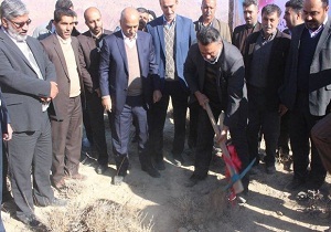 کلنگ زنی جاده آبگرم روستای افتر سرخه