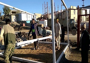 نصب 120 کانکس در مناطق زلزله زده توسط خراسان جنوبی