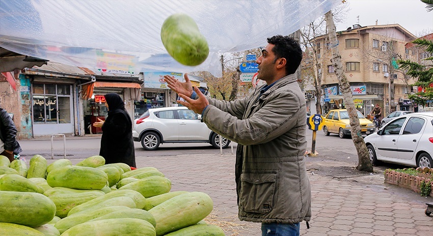 حال و هوای بازار درشب یلدا+تصاویر