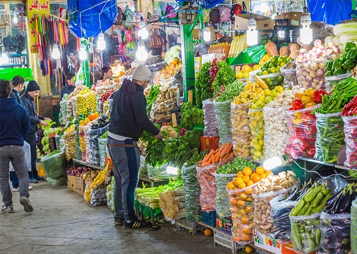 حال و هوای بازار درشب یلدا+تصاویر