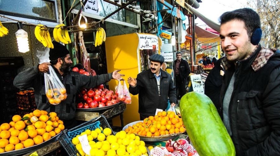 حال و هوای بازار درشب یلدا+تصاویر