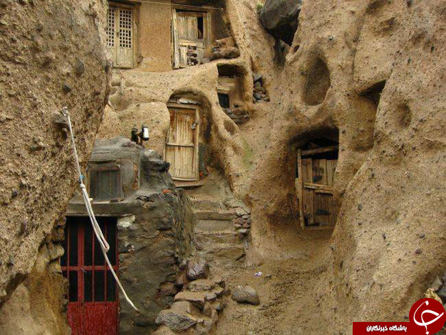 خانه و زندگی در دل سنگ&zwnj;های کندوان+تصاویر