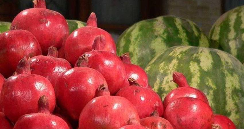افزایش قیمت هندوانه و انار در آستانه شب یلدا