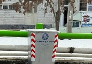نصب مخازن مخصوص نگهداری نمک در رمپ پل‌های روگذر اردبیل