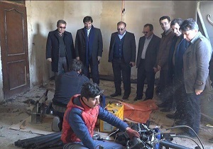 700 هکتار از اراضی روستاهای بخش کورائیم زیرپوشش آبیاری تحت فشار قرار می گیرند