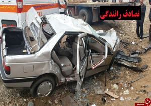 کشته و زخمی شدن ۳ نفر بر اثر تصادف در الیگودرز