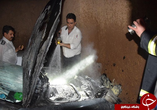 حریق دومین خودروی پژو طی 12 ساعت گذشته