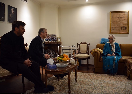 عیادت مدیرعامل موسسه هنرمندان پیشکسوت از دو هنرمند