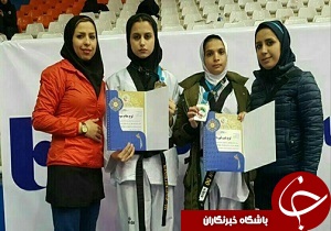 درخشش دختران تکواندو کار امید قزوین در رقابت‌های قهرمانی کشور