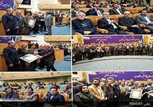 خسرو عزیزی رئیس دانشگاه لرستان و سید موسی خادمی استاندار
