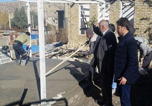 آغاز کار بازسازی واحد‌های مسکونی اسلام‌آباد غرب در کرمانشاه