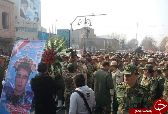 پیکر مطهر شهید 