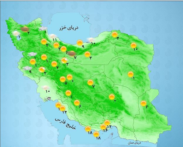 هوای شهرهای صنعتی همچنان غبار آلود است+ جدول