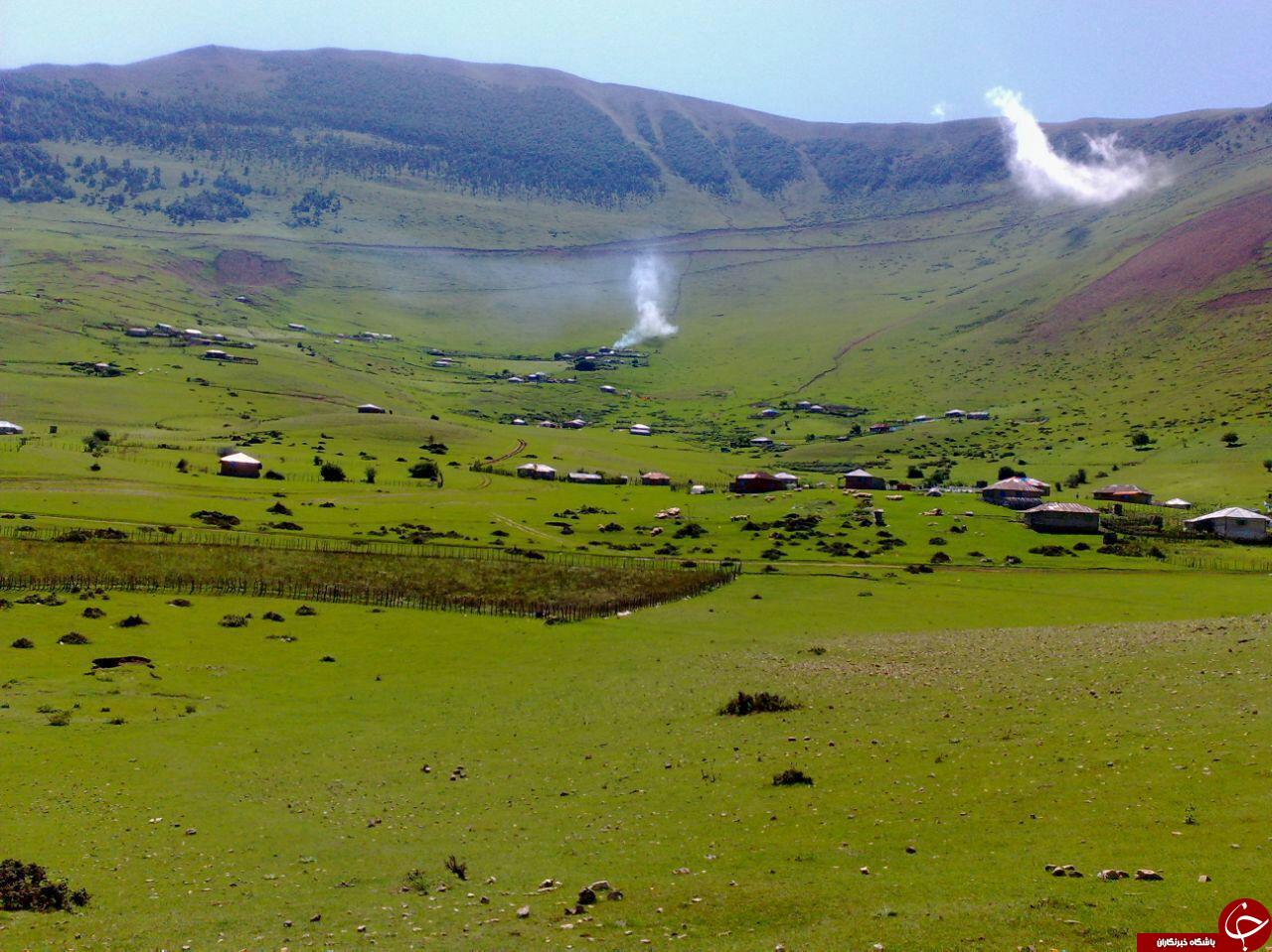 طبیعت زیبا و بکر روستای ییلاقی 