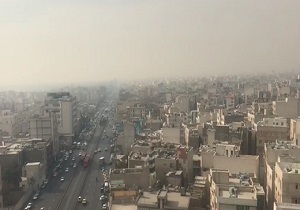 نمایی از آسمان تهران + فیلم