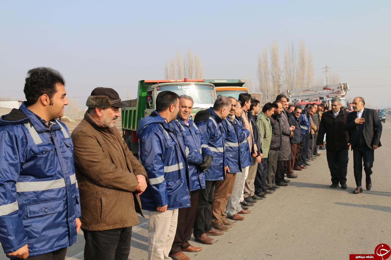 آغازطرح زمستانی امداد ونجات درشهرستان خوی +تصاوير