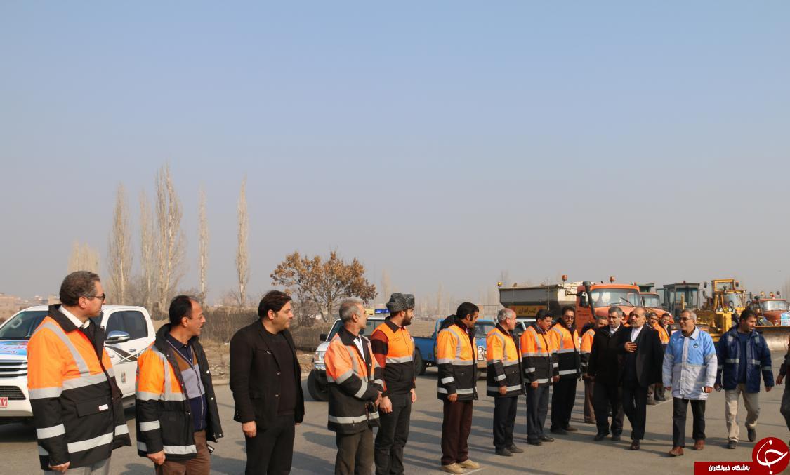 آغازطرح زمستانی امداد ونجات درشهرستان خوی +تصاوير