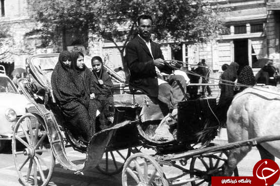 درشکه سواری در تهران +عکس