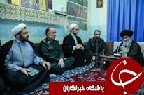 دیدار سردار غیب پرور با مراجع عظام تقلید