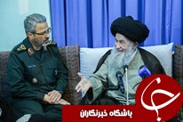 دیدار سردار غیب پرور با مراجع عظام تقلید