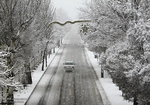 بارش چهار سانتی متر برف در چالدران