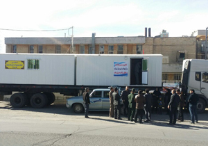 ارسال کانکس به مناطق زلزله‎زده کرمانشاه