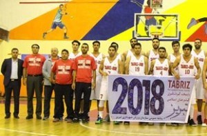 میزبانی تیم بسکتبال شهرداری تبریز مقابل تیم شهرداری گرگان