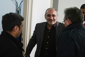 حضور گرشاسبی در تمرین تیم پرسپولیس