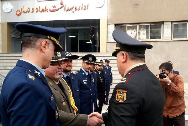 بازدید هیات پزشکی نظامی جمهوری آذربایجان از بیمارستان بعثت نهاجا