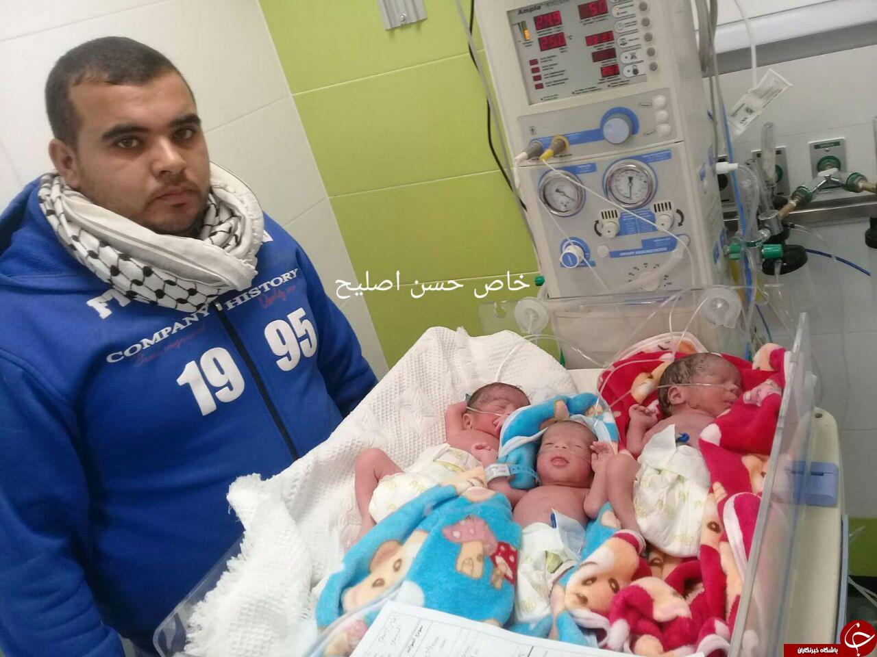 &laquo;قدس پایتخت فلسطین&raquo;؛ نام سه&zwnj; قلوی تازه متولد&zwnj;شده فلسطینی