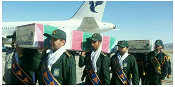 ورود پیکر مطهر ۲ شهید گمنام دفاع مقدس به زاهدان