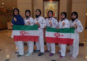 قهرمانی کاراته کاهای دختر اردبیلی در مسابقات آسیایی سنگاپور
