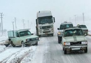 لغزندگی جاده در محورهای شمالی استان سمنان
