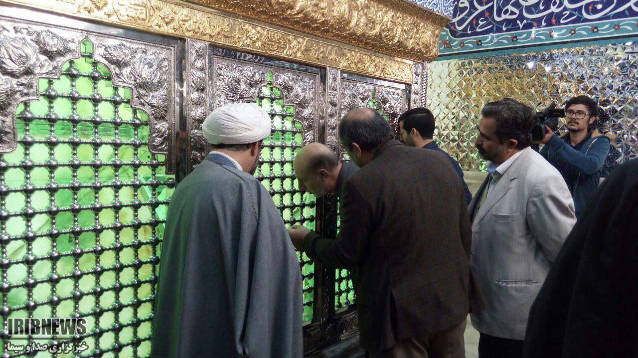 افتتاح مجموعه فرهنگی قرآنی امام زاده عبداله همدان