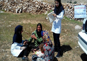 خدمات رسانی بسیج پزشکی باشت به مناطق کمتر برخوردار