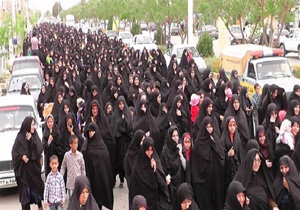 برگزاری همایش بزرگ پیاده ‌روی خواهران در چالوس