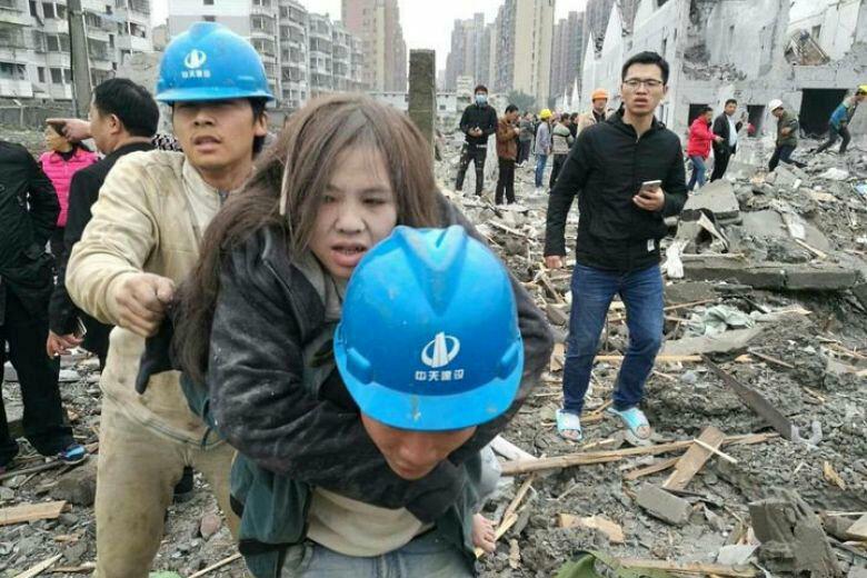 انفجار در یکی از شلوغ&zwnj;ترین بندر&zwnj;های چین+ تصاویر