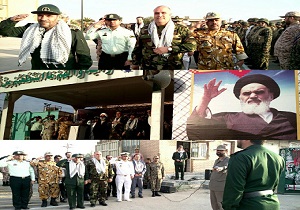 گردهمایی بسیجیان خرمشهری در صبحگاه مشترک
