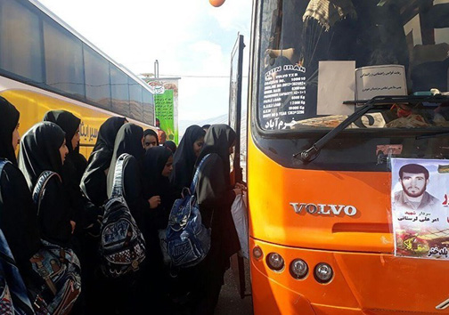 دانش آموزان پلدختری به مناطق عملیاتی جنوب اعزام شدند