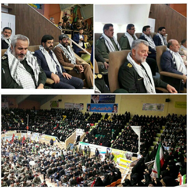 حماسه شکوه مقاومت با اجتماع عظیم بسیجیان اردبیل برگزار شد