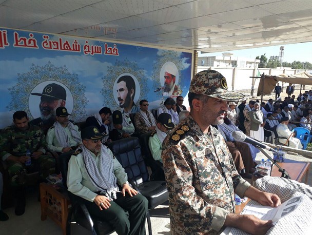 برگزاری مراسم اجتماع بسیجیان در ناحیه سپاه شهرستان چابهار