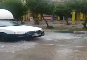 بارش رحمت‌الهی در آبادان + فیلم
