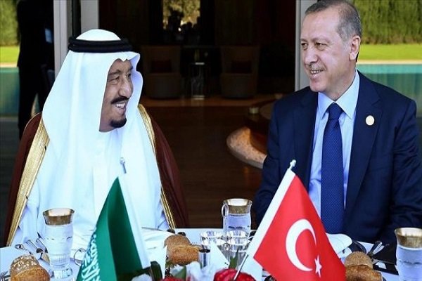 گفتگوی تلفنی رئیس جمهور ترکیه با شاه عربستان