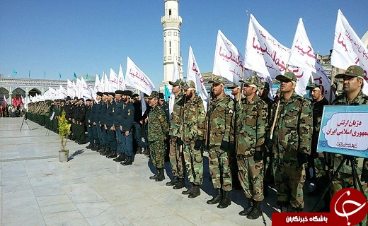 برگزاری صبحگاه مشترک نیروهای مسلح قم+تصاویر