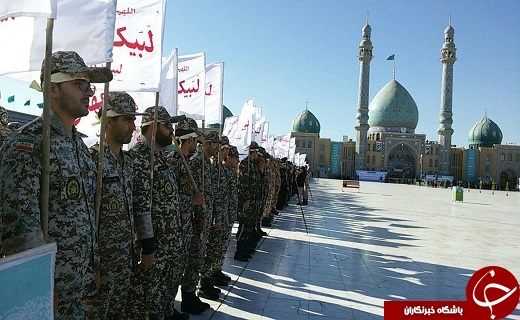 برگزاری صبحگاه مشترک نیروهای مسلح قم+تصاویر